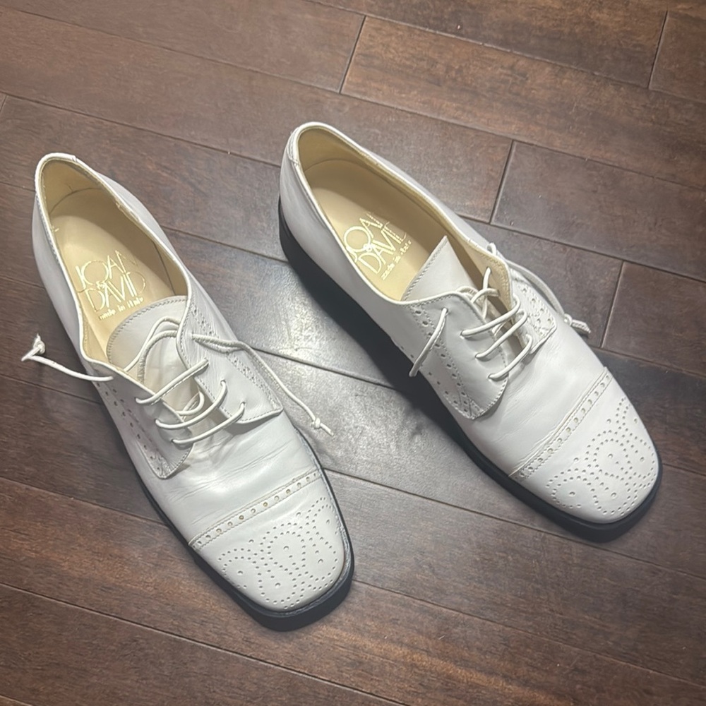 White Leather women's Shoes